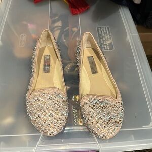 Pink sparkly sandals from INC